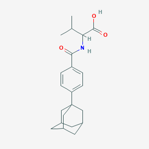 molecular formula C22H29NO3 B340421 N-[4-(1-adamantyl)benzoyl]valine 