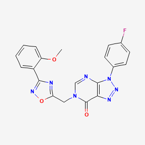 3-(4-fluorophenyl)-6-((3-(2-methoxyphenyl)-1,2,4-oxadiazol-5-yl)methyl)-3H-[1,2,3]triazolo[4,5-d]pyrimidin-7(6H)-one
