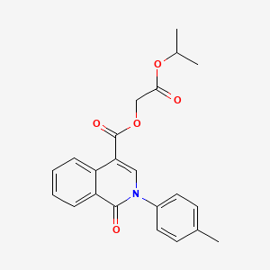 2-Isopropoxy-2-oxoethyl 1-oxo-2-(p-tolyl)-1,2-dihydroisoquinoline-4-carboxylate