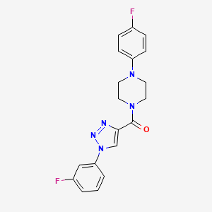 molecular formula C19H17F2N5O B3404580 N-(2-chloro-4-methylphenyl)-2-(5-methyl-2-thienyl)-1,3-thiazole-4-carboxamide CAS No. 1226445-87-9