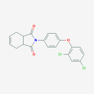 molecular formula C20H15Cl2NO3 B340468 2-[4-(2,4-dichlorophenoxy)phenyl]-3a,4,7,7a-tetrahydro-1H-isoindole-1,3(2H)-dione 