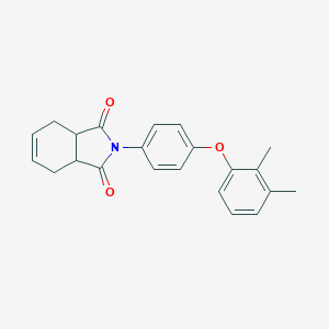 molecular formula C22H21NO3 B340469 2-[4-(2,3-dimethylphenoxy)phenyl]-3a,4,7,7a-tetrahydro-1H-isoindole-1,3(2H)-dione 