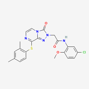 N-(4-chlorophenyl)-4-{2-[4-(3-methoxyphenyl)piperazin-1-yl]-2-oxoethyl}-3-oxopiperazine-1-carboxamide