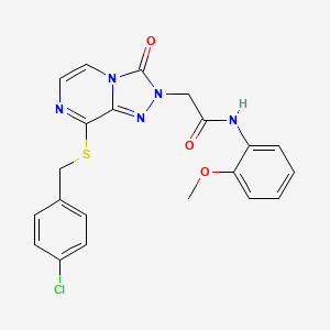 Ethyl 4-{[(7-hydroxy-5-oxo-4,5-dihydrothieno[3,2-b]pyridin-6-yl)carbonyl]amino}benzoate