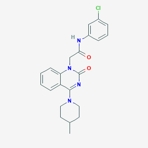 N-(2-isopropylphenyl)-6-methyl-4-piperidin-1-ylthieno[2,3-d]pyrimidine-5-carboxamide