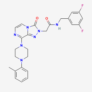 N-{4-[2-(1-methyl-1H-benzimidazol-2-yl)ethyl]phenyl}-N'-(2-methylphenyl)urea