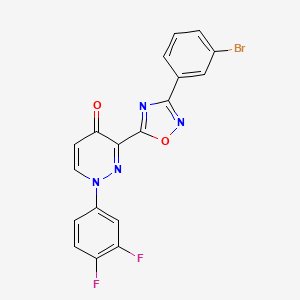 Isopropyl 7-methyl-4-{[4-(methylthio)benzyl]amino}-1,8-naphthyridine-3-carboxylate