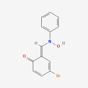 (NZ)-N-[(5-Bromo-2-hydroxyphenyl)methylidene]-N-oxidoanilinium