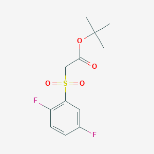 Tert-butyl [(2,5-difluorophenyl)sulfonyl]acetate