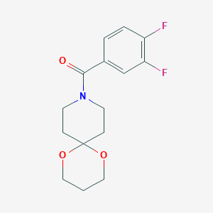 (3,4-Difluorophenyl)(1,5-dioxa-9-azaspiro[5.5]undecan-9-yl)methanone