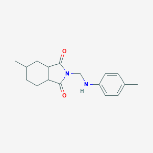molecular formula C17H22N2O2 B340533 5-methyl-2-{[(4-methylphenyl)amino]methyl}hexahydro-1H-isoindole-1,3(2H)-dione 
