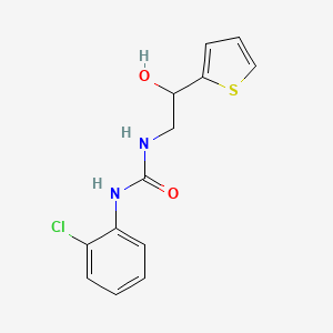 1-(2-Chlorophenyl)-3-(2-hydroxy-2-(thiophen-2-yl)ethyl)urea