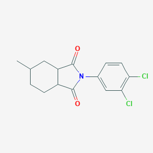 molecular formula C15H15Cl2NO2 B340549 2-(3,4-dichlorophenyl)-5-methylhexahydro-1H-isoindole-1,3(2H)-dione 