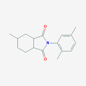 molecular formula C17H21NO2 B340552 2-(2,5-dimethylphenyl)-5-methylhexahydro-1H-isoindole-1,3(2H)-dione 