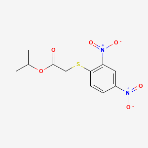 Acetic acid, ((2,4-dinitrophenyl)thio)-, 1-methylethyl ester
