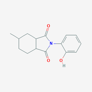 molecular formula C15H17NO3 B340558 2-(2-hydroxyphenyl)-5-methylhexahydro-1H-isoindole-1,3(2H)-dione 