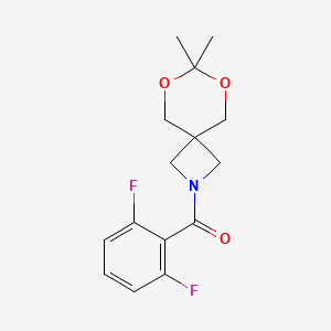 (2,6-Difluorophenyl)(7,7-dimethyl-6,8-dioxa-2-azaspiro[3.5]nonan-2-yl)methanone