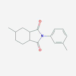 molecular formula C16H19NO2 B340560 5-methyl-2-(3-methylphenyl)hexahydro-1H-isoindole-1,3(2H)-dione 