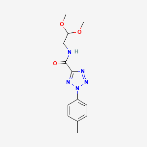 N-(2,2-dimethoxyethyl)-2-(p-tolyl)-2H-tetrazole-5-carboxamide