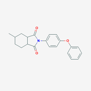 molecular formula C21H21NO3 B340563 5-methyl-2-(4-phenoxyphenyl)hexahydro-1H-isoindole-1,3(2H)-dione 