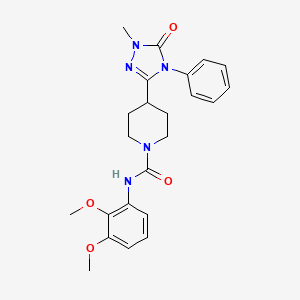 N-(2,3-dimethoxyphenyl)-4-(1-methyl-5-oxo-4-phenyl-4,5-dihydro-1H-1,2,4-triazol-3-yl)piperidine-1-carboxamide