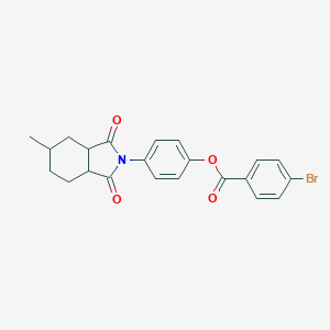 4-(5-methyl-1,3-dioxooctahydro-2H-isoindol-2-yl)phenyl 4-bromobenzoate