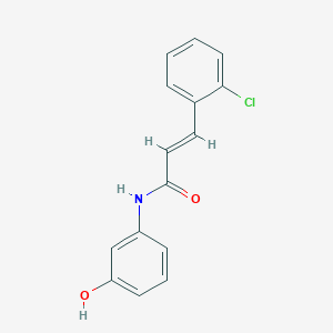 molecular formula C15H12ClNO2 B3405831 (2E)-3-(2-Chlorophenyl)-N-(3-hydroxyphenyl)acrylamide CAS No. 1429221-04-4
