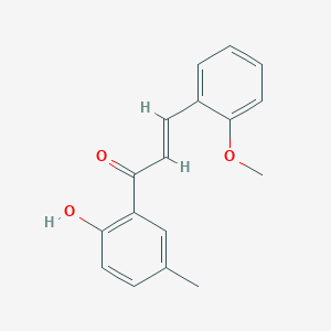 molecular formula C17H16O3 B3405889 2'-Hydroxy-5'-methyl-2-methoxychalcone CAS No. 1632119-65-3
