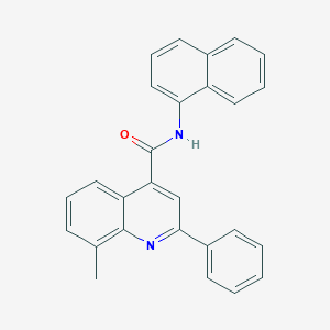8-methyl-N-(1-naphthyl)-2-phenyl-4-quinolinecarboxamide