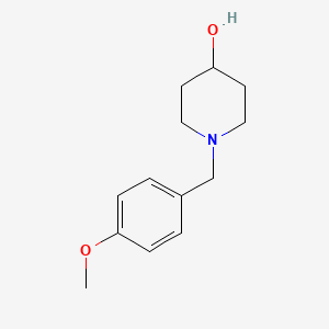B3406076 1-(4-Methoxybenzyl)piperidin-4-OL CAS No. 21937-59-7