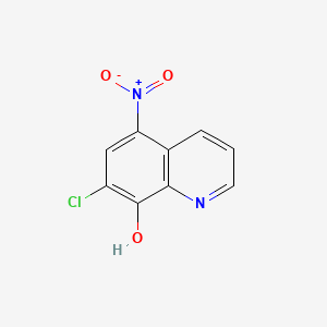 molecular formula C9H5ClN2O3 B3406129 7-Chloro-5-nitroquinolin-8-ol CAS No. 23521-16-6