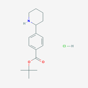 Tert-butyl 4-(piperidin-2-yl)benzoate