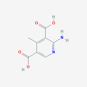 molecular formula C8H8N2O4 B3406241 2-Amino-4-methylpyridine-3,5-dicarboxylic acid CAS No. 2602564-61-2