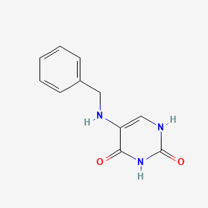 molecular formula C11H11N3O2 B3406277 5-(Benzylamino)pyrimidine-2,4(1h,3h)-dione CAS No. 28485-19-0