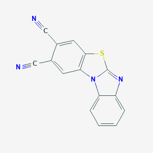 molecular formula C15H6N4S B340630 Benzimidazo[2,1-b][1,3]benzothiazole-2,3-dicarbonitrile 