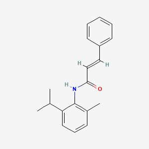 molecular formula C19H21NO B3406366 (2E)-N-[2-methyl-6-(propan-2-yl)phenyl]-3-phenylprop-2-enamide CAS No. 307539-57-7