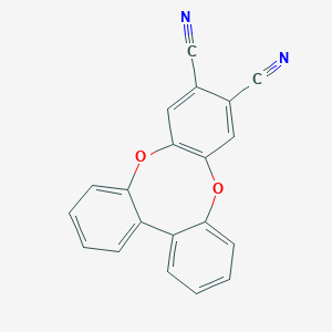 molecular formula C20H10N2O2 B340652 Tribenzo[b,E,g][1,4]dioxocine-7,8-dicarbonitrile 