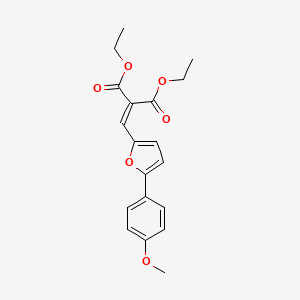 molecular formula C19H20O6 B3406524 Diethyl {[5-(4-methoxyphenyl)-2-furyl]methylene}malonate CAS No. 329795-34-8
