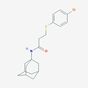 N-(1-Adamantyl)-3-(4-bromophenylthio)propanamide