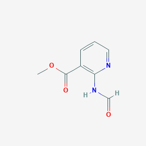 molecular formula C8H8N2O3 B3406573 Methyl 2-formamidopyridine-3-carboxylate CAS No. 338990-71-9