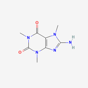 molecular formula C8H11N5O2 B3406704 8-氨基咖啡因 CAS No. 37789-28-9