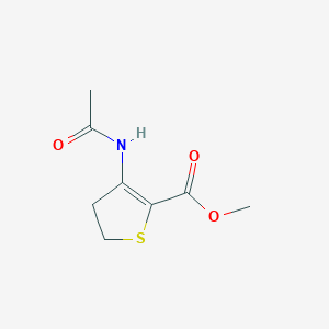 molecular formula C8H11NO3S B3406786 2-Thiophenecarboxylicacid,3-(acetylamino)-4,5-dihydro-,methylester(9CI) CAS No. 392242-85-2