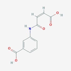 molecular formula C11H9NO5 B3406876 3-(3-羧基-丙烯酰氨基)-苯甲酸 CAS No. 42537-54-2