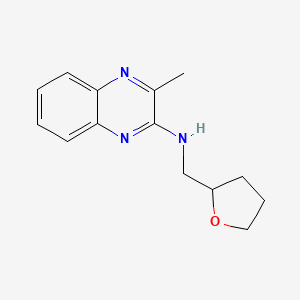 3-methyl-N-[(oxolan-2-yl)methyl]quinoxalin-2-amine