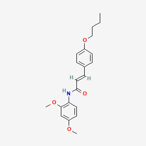 (2E)-3-(4-butoxyphenyl)-N-(2,4-dimethoxyphenyl)prop-2-enamide