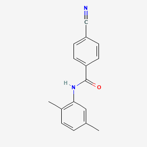 molecular formula C16H14N2O B3406981 4-cyano-N-(2,5-dimethylphenyl)benzamide CAS No. 476298-03-0