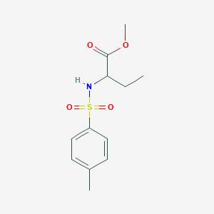 molecular formula C12H17NO4S B3407130 Methyl 2-[(4-methylbenzene-1-sulfonyl)amino]butanoate CAS No. 51220-81-6