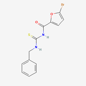 molecular formula C13H11BrN2O2S B3407163 N-(benzylcarbamothioyl)-5-bromofuran-2-carboxamide CAS No. 536722-60-8