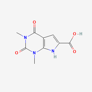 1,3-dimethyl-2,4-dioxo-2,3,4,7-tetrahydro-1H-pyrrolo[2,3-d]pyrimidine-6-carboxylic acid