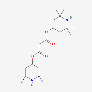 molecular formula C21H38N2O4 B3407195 Bis(2,2,6,6-tetramethylpiperidin-4-yl) propanedioate CAS No. 56677-79-3